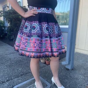 52/21 Printed Hmong wrap skirt